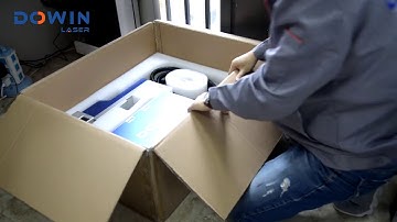 MIni laser marking machine installation video