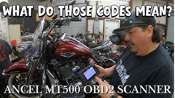 Ancel MT500 Diagnostic PRO Motorcycle, UTV, SXS, OBD2 Scanner - unboxing and testing