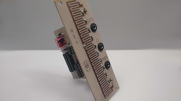 DIY eurorack touch controller build