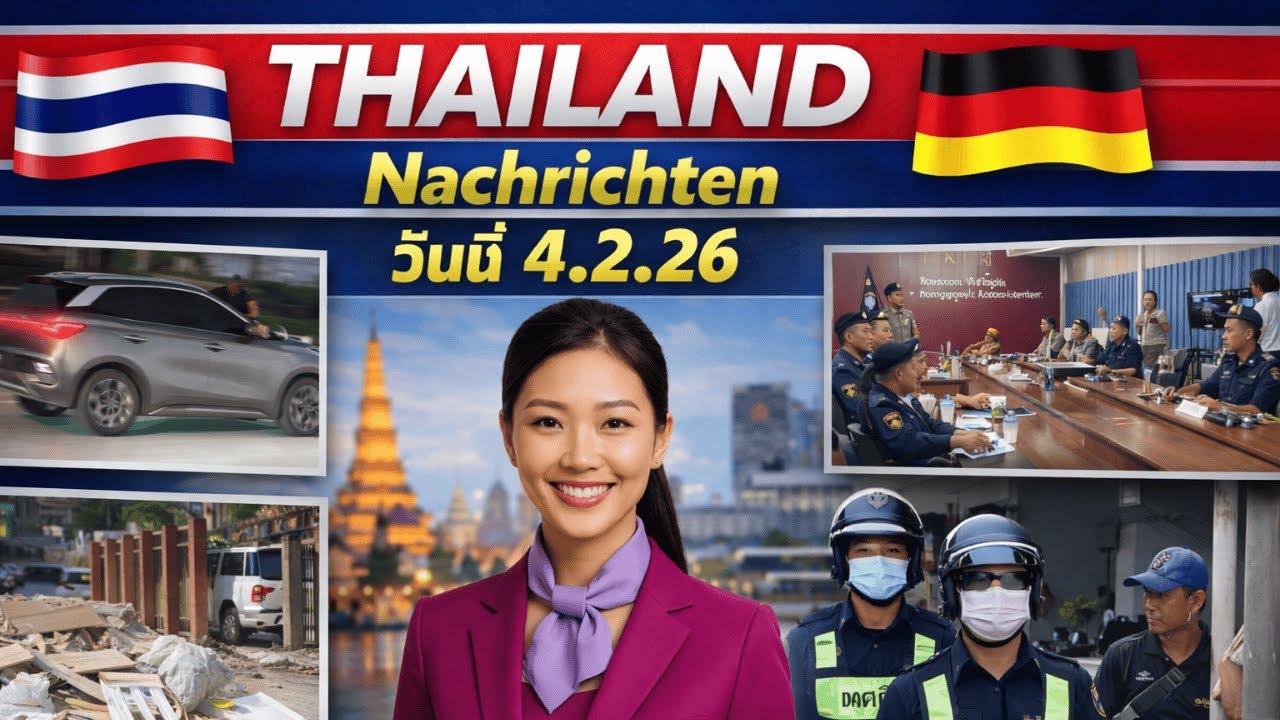 THAILAND Nachrichten: ⚖️ Rusia-Crime gelöst | 💥 Knall Patong | 📉 Tourismus-Schock 04.02.2026 🇹🇭