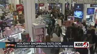 Consumers expected to spend less during the holidays this year