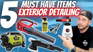 BEST EXTERIOR CAR DETAILING PRODUCTS | 5 Must have Car Detailing items