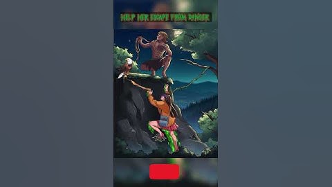 Help her escape from danger - Level 42 #nightmarepuzzle #puzzlegame #shorts #gaming #forest #tarzan