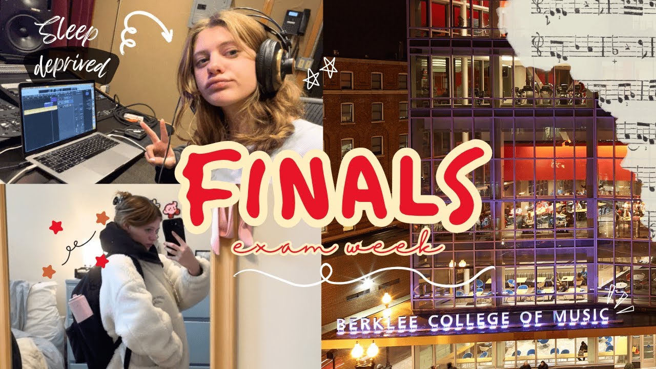 🎶 FINALS WEEK @ Berklee College of Music (Junior Year Vlog) | Late Nights, Live Music & Songwriting