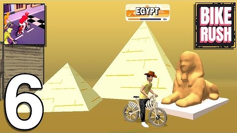 Bike rush: gameplay walkthrough part 6 EGYPT (iOS,Android)
