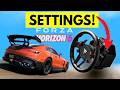 Thrustmaster WHEEL Settings For Forza Horizon 6!