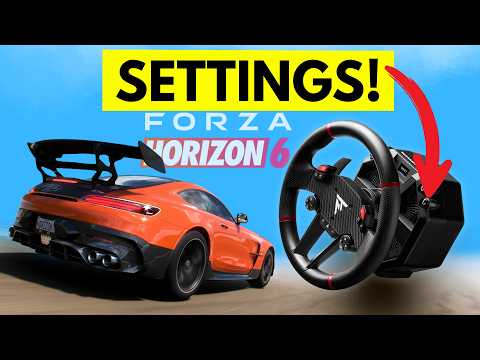 Thrustmaster WHEEL Settings For Forza Horizon 6! thumbnail