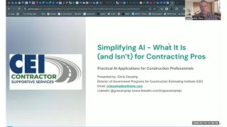 Member Meet-Up Networking Session: Simplifying AI - What It Is (and Isn’t) for Contracting Pros