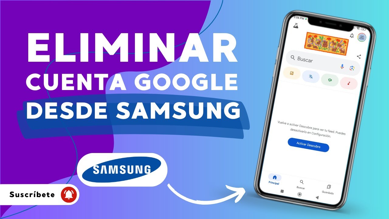 Cómo ELIMNAR una CUENTA de Google en tu Samsung Galaxy | 🚫Quitar cuenta ...