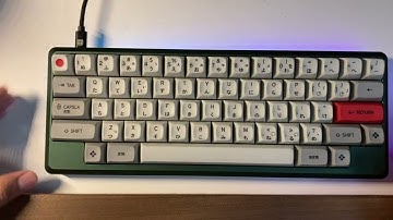 TOKYO60 with Raeds and MT3 Keycaps