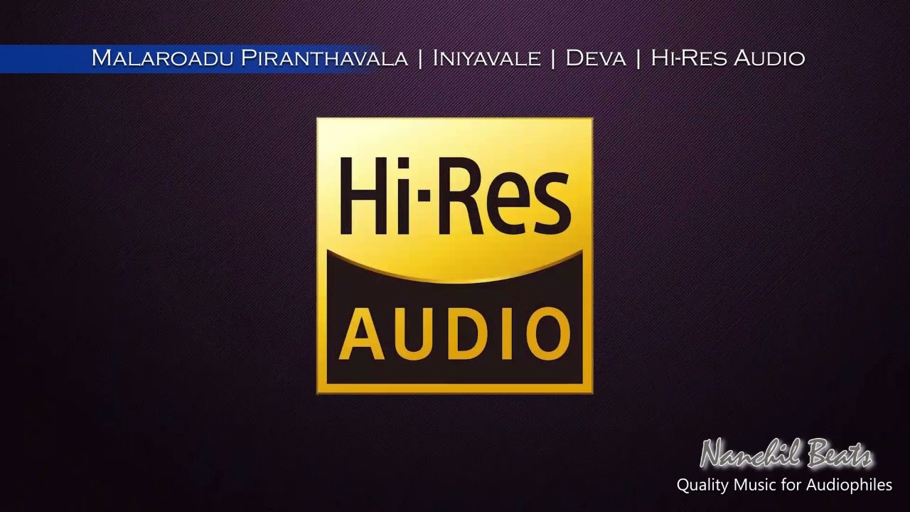 Malaroadu Piranthavala  Iniyavale  Deva  Hariharan  Anuradha Sriram  Hi Res Audio