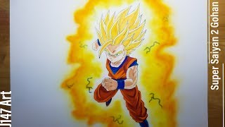 Drawing Gohan Super Saiyan 2 Dbz Bojack Unbound
