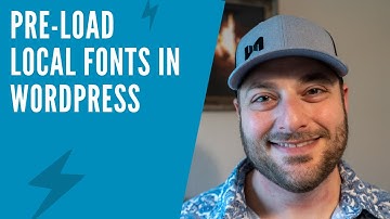 Pre-Load Local Fonts in WordPress