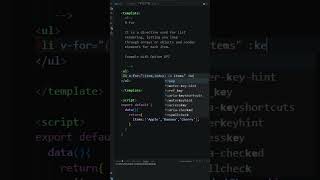 V-for In Vue JS 13 #coding #frontendcourse #programming #shorts #webdevelopment #css3 #html #html5