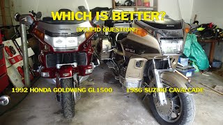 BIG TOURERS: Honda Goldwing GL1500 vs Suzuki Cavalcade - which is better? 1986 Suzuki Cavalcade Value