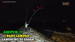 Download Lagu MENDEBARKAN..!!Mancing Ikan Besar Reel Menjerit Nyaris Kebawa MP3