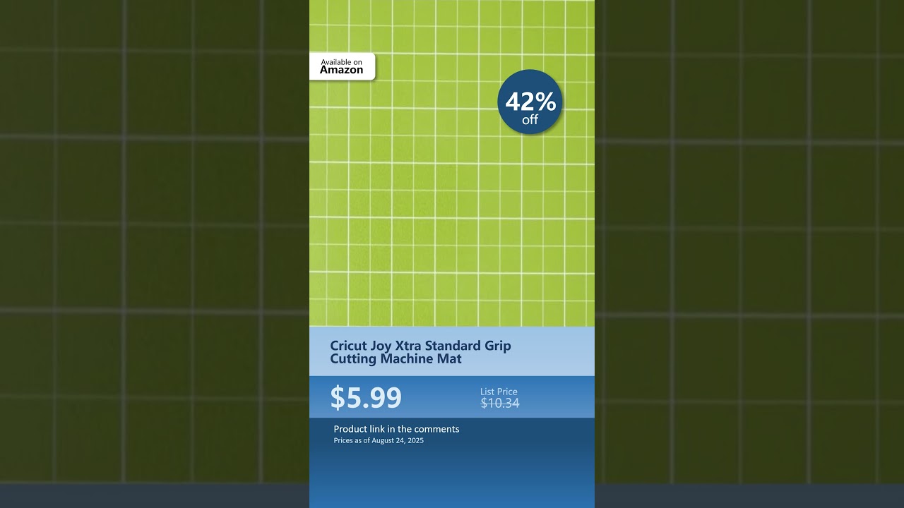 Cricut Joy Xtra Standard Grip Cutting Machine Mat