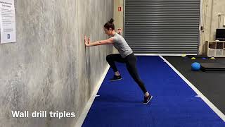 Wall drill triples
