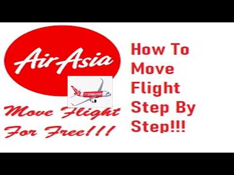 Como mover voo No AirAsia gratuitamente. Passo a passo