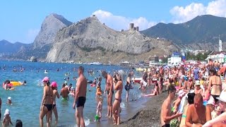 Судак пляж город В Крым на море 2015 Без комментариев(Судак расположен в средней части юго-восточного побережья Крымского полуострова, в 47 км к северо-востоку..., 2016-03-15T17:41:00.000Z)