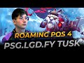 PSG.LGD.fy Roaming Tusk Pos 4 | Full Gameplay Dota 2 Replay