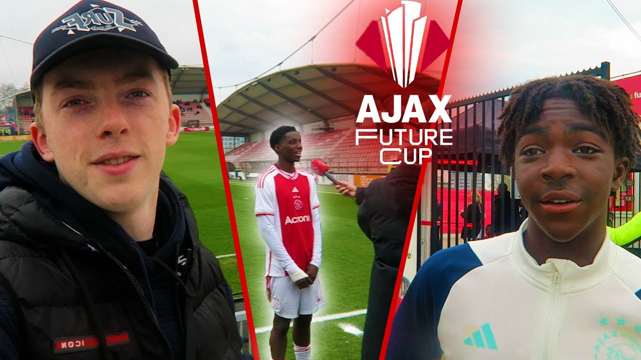 JINAIRO JOHNSON zien SCOREN & LEVI ACHEAMPONG interviewen!!⚽🎤 | Future Cup Dag 2🏆 #VLOG49