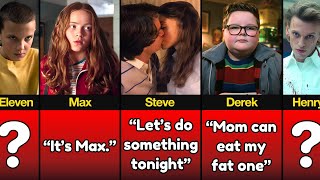 Every Stranger Things Characters First Line | Season 1 to 5
