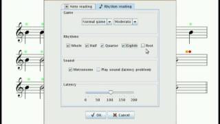 Jalmus Free Sight Reading software : learn to read  rhythms screenshot 2