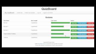 CS50x Final Project Video: QuizBoard