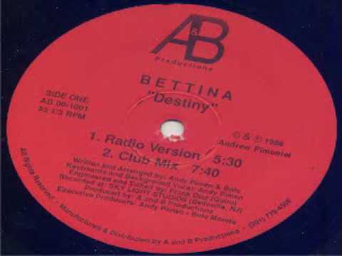 Bettina — Rare Freestyle-Original mix of Bettina-Destiny.wmv