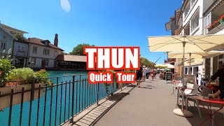 Tour of Thun in Switzerland in 4K