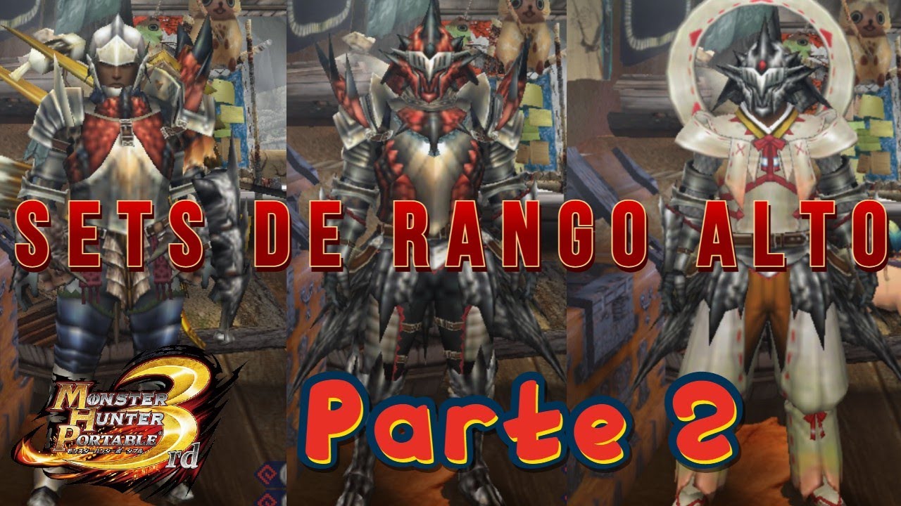 [MHP3RD] Recomendaciones de armaduras (parte 2) - YouTube