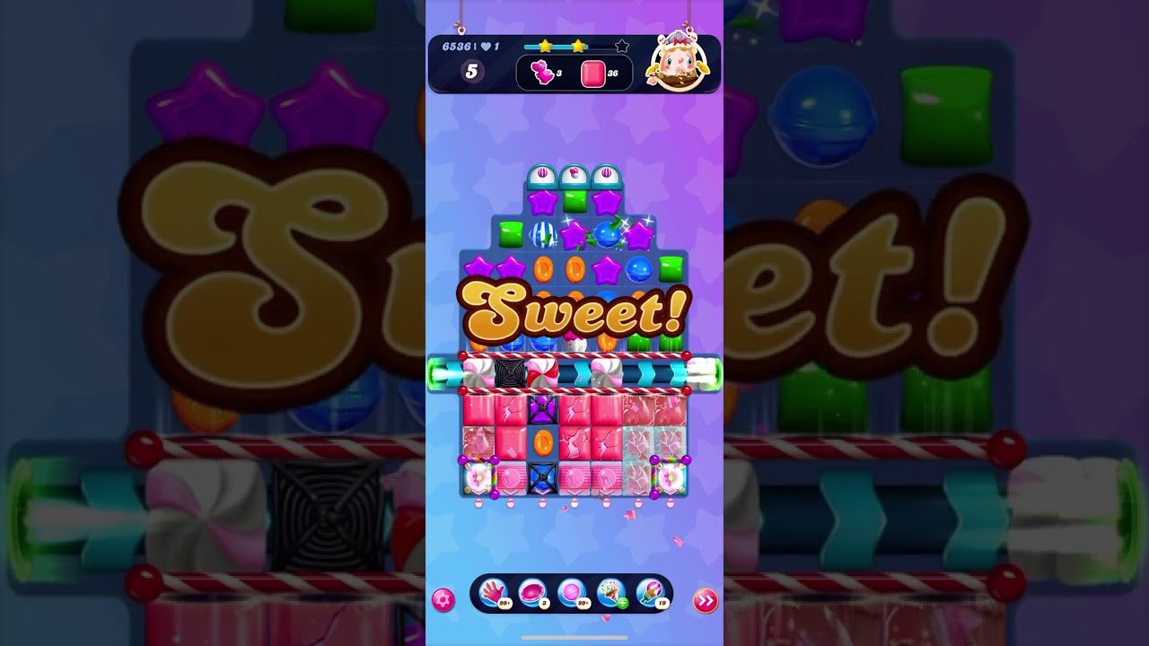 6536 Candy Crush Saga Level 6536 Walkthrough