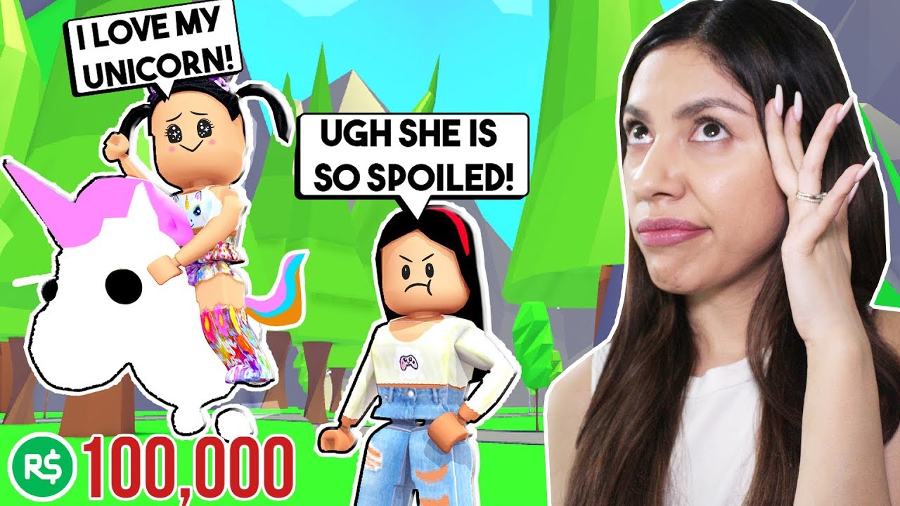 My Spoiled Daughter Got Scammed In Adopt Me And Lost Her Pet Unicorn Roblox Adopt Me Youtube - my spoiled daughter got scammed in adopt me and lost her pet unicorn roblox adopt me