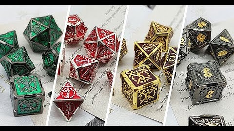 Take These Awesome Metal Solid Sword Pattern Dice And Embark On A Wonderful Journey!