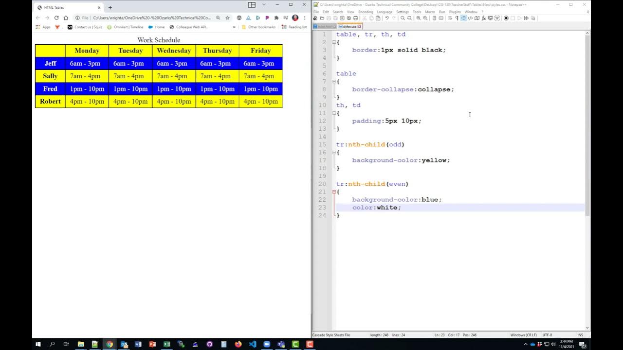 Styling HTML Tables - YouTube