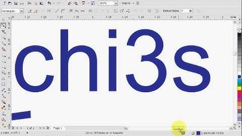 Corel Draw X5 Curves and Nodes Tutorial