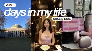 FIRST DAYS OF SPRING SEM @ MIT VLOG | new classes, routine, gym, fun