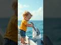 Sakku ne bachaya dolphin 🐬 ki jaan 😭 #shorts #shortsfeed #ai #animals #dolphin