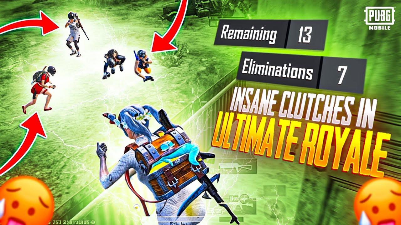 Insane Clutches In Ultimate Royale 🔥 + Last Circle Intense Fights 🥵 ...