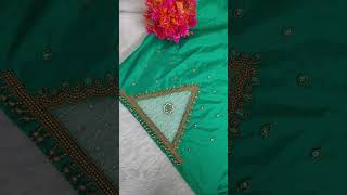 aari blouse material#indianwedding #braidal #blousedesign #shortsviral #shorts @TVK-Tamilvizhikovai