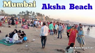 Aksha Beach Mumbai Malad Station Full Details Mumbai Beach Akb Rocky Vlog Csmt