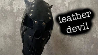 Leather devil mask Leather devil mask