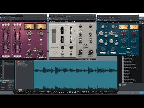 ARTURIA 3 Preamps (vocal,guitar,overhead drum test)