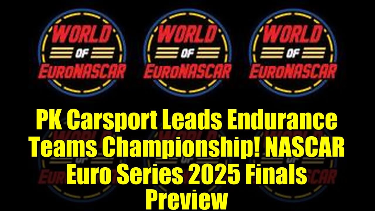 PK Carsport лидирует в командном чемпионате по гонкам на выносливость! Анонс финала NASCAR Euro S...