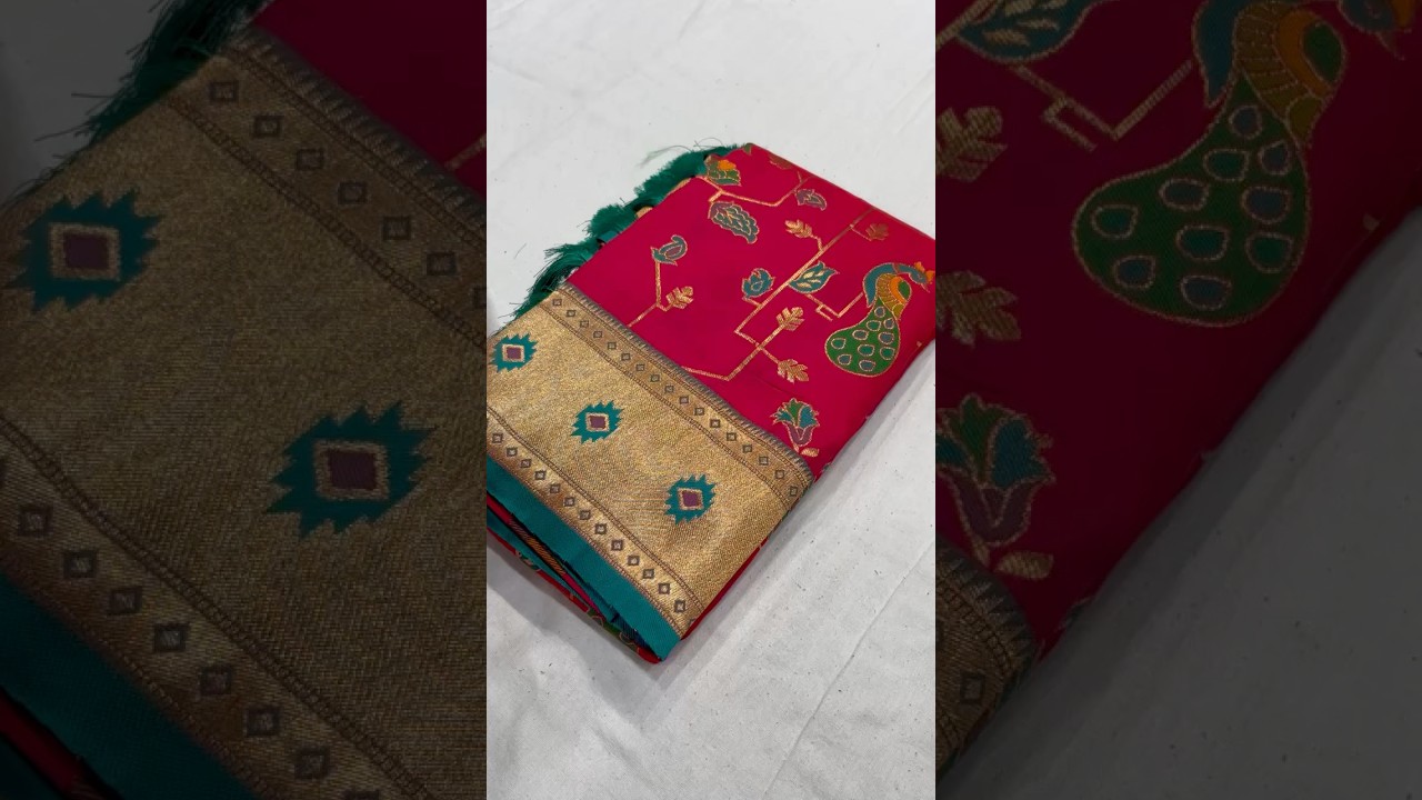 Peacock Jaal Soft Silk Paithani