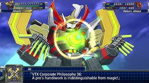 Super robot wars T - Final Expansion Scenario (Normal route) - Super Expert +Hyper Custom mode.