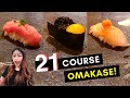 21 COURSE SUSHI OMAKASE in SYDNEY AUSTRALIA! SUSHI E (Must Try Sydney Restaurant) 悉尼廚師發辦寿司店 日本料理
