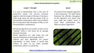 Online Backup Blowish Encryption   One2backup screenshot 3