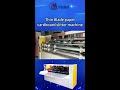 Thin Blade paper cardboard slitter machine